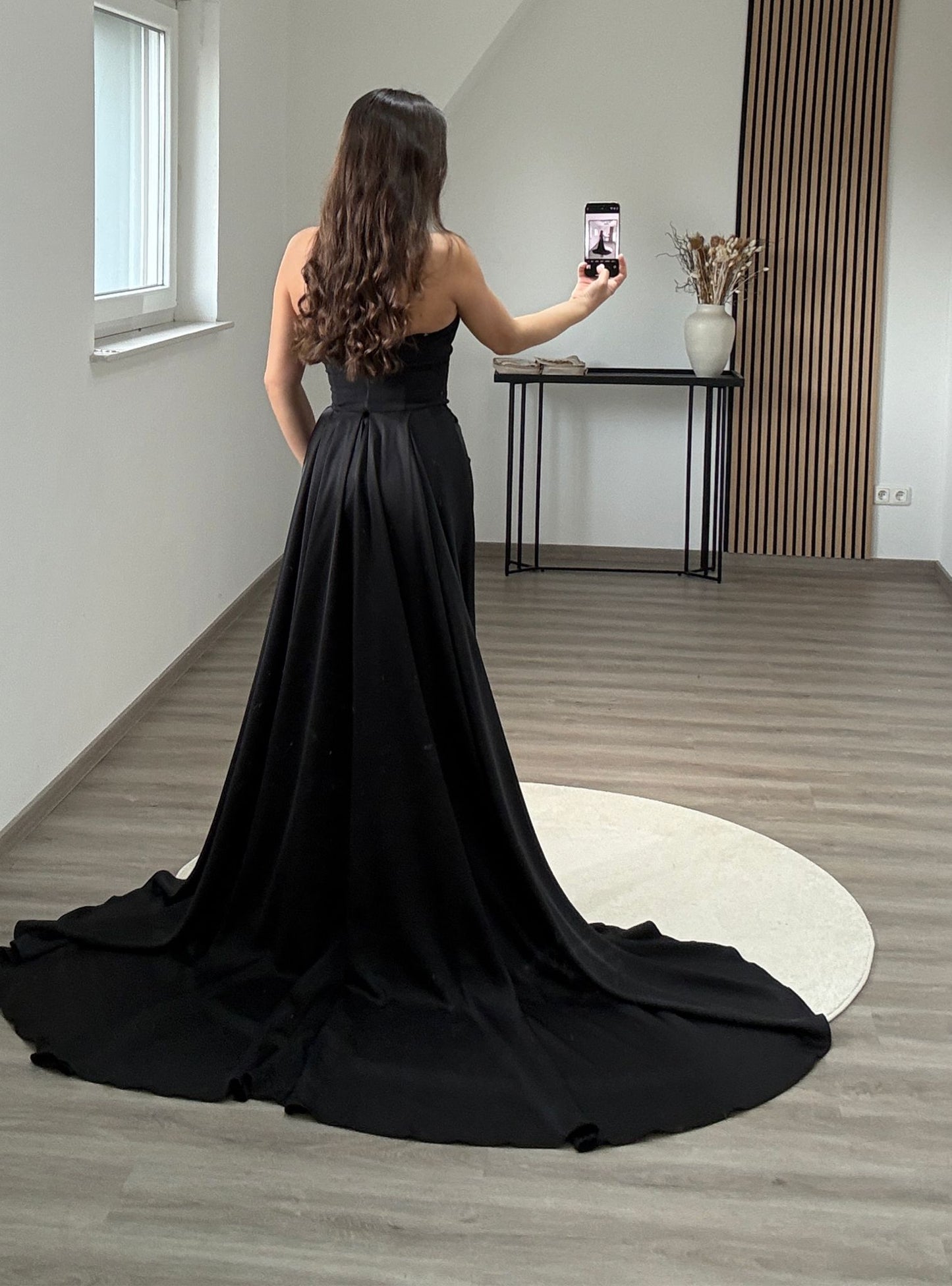 A-Line Floor Length Evening Gown Ball Gown