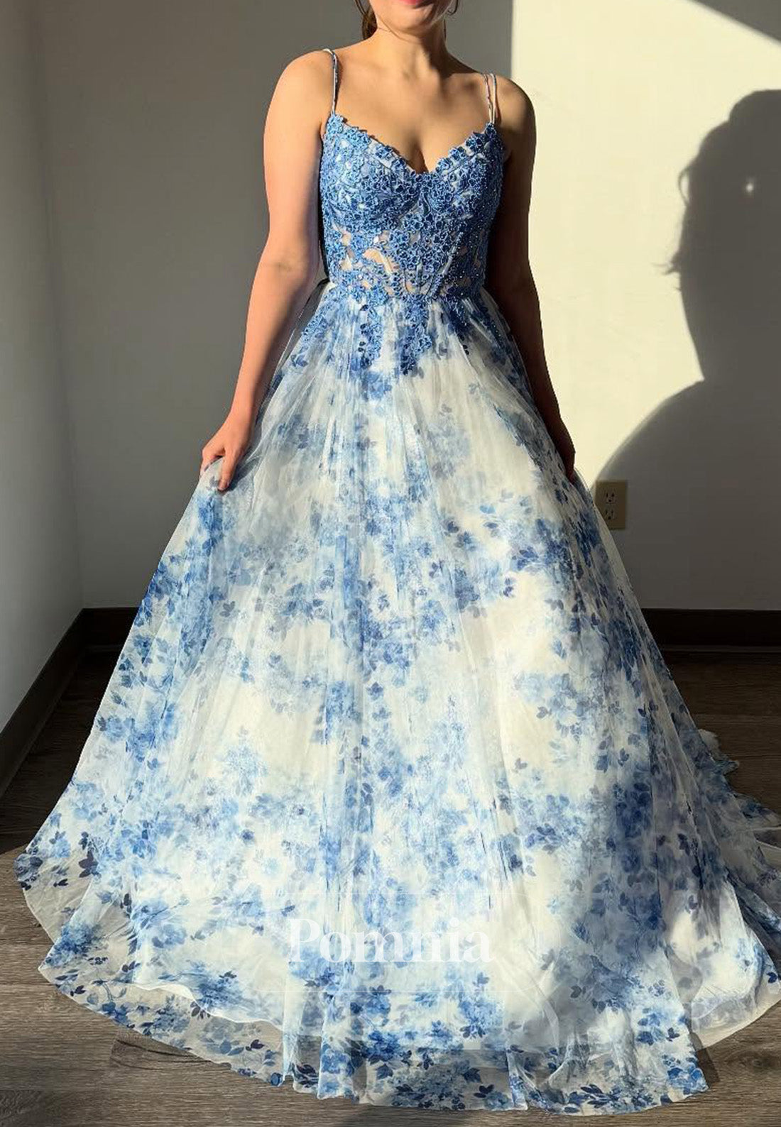 Charming Spaghetti Straps Sweetheart A-Line Prom Dress