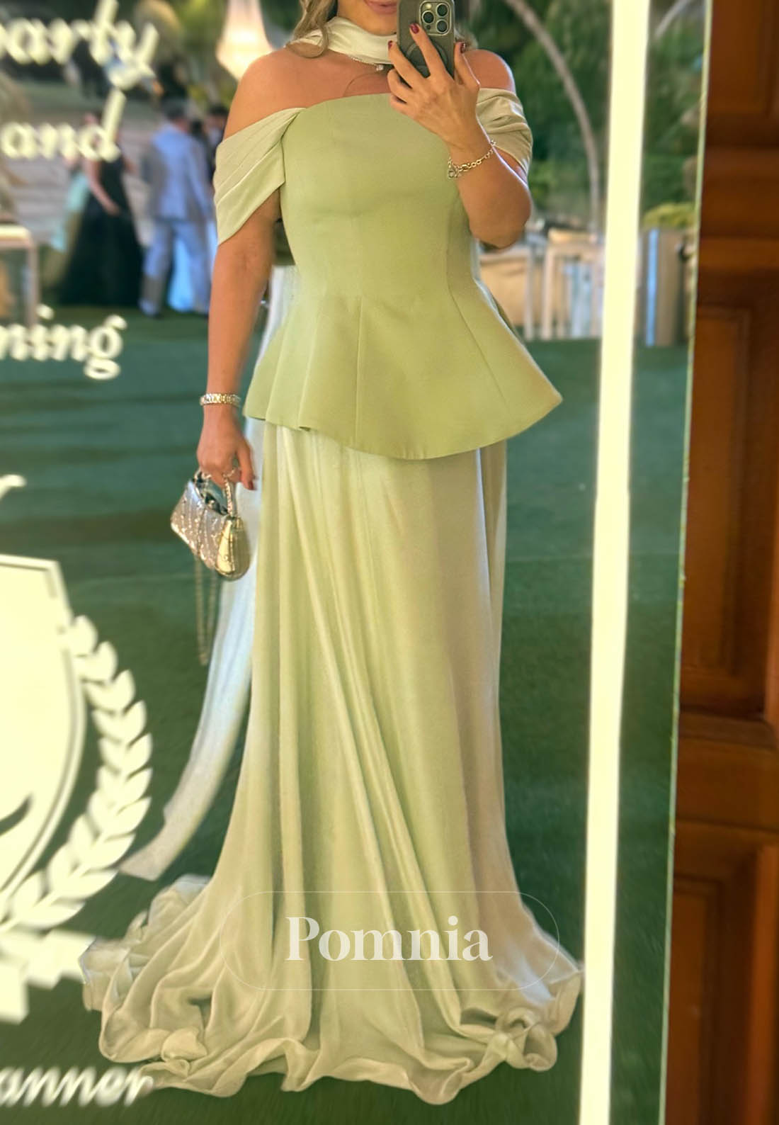 Simple Sleeveless Strapless A-Line Ruched Evening Dress