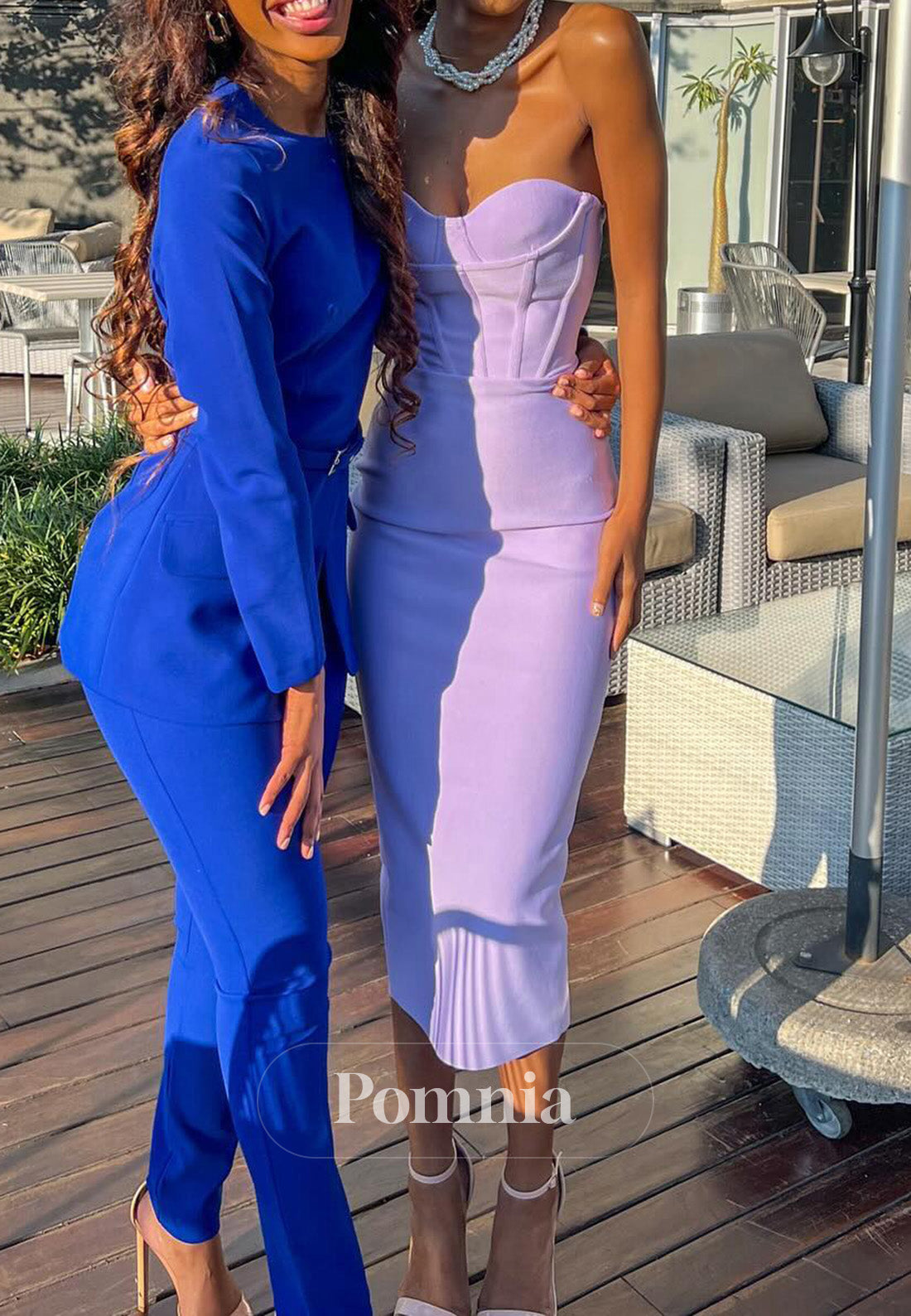 Simple Sweetheart Sleeveless Corset Sheath Prom Dress