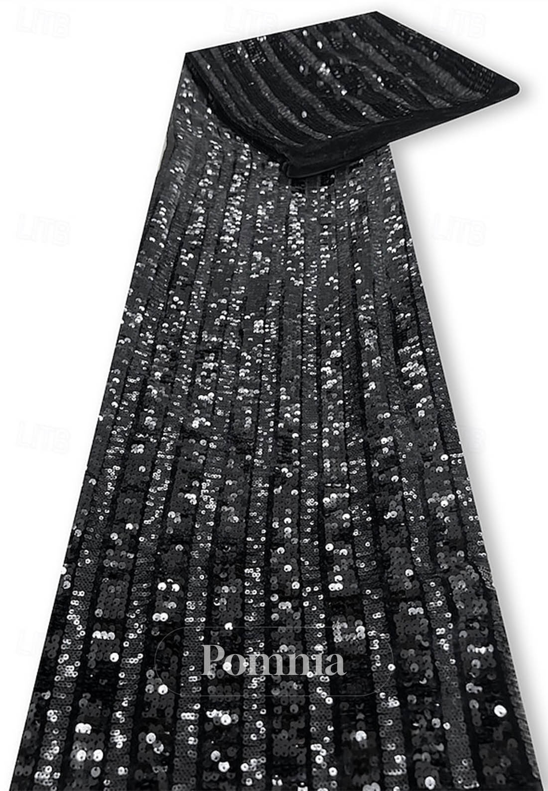 Glittering High Low Long Sleeve V Neck Formal Dress