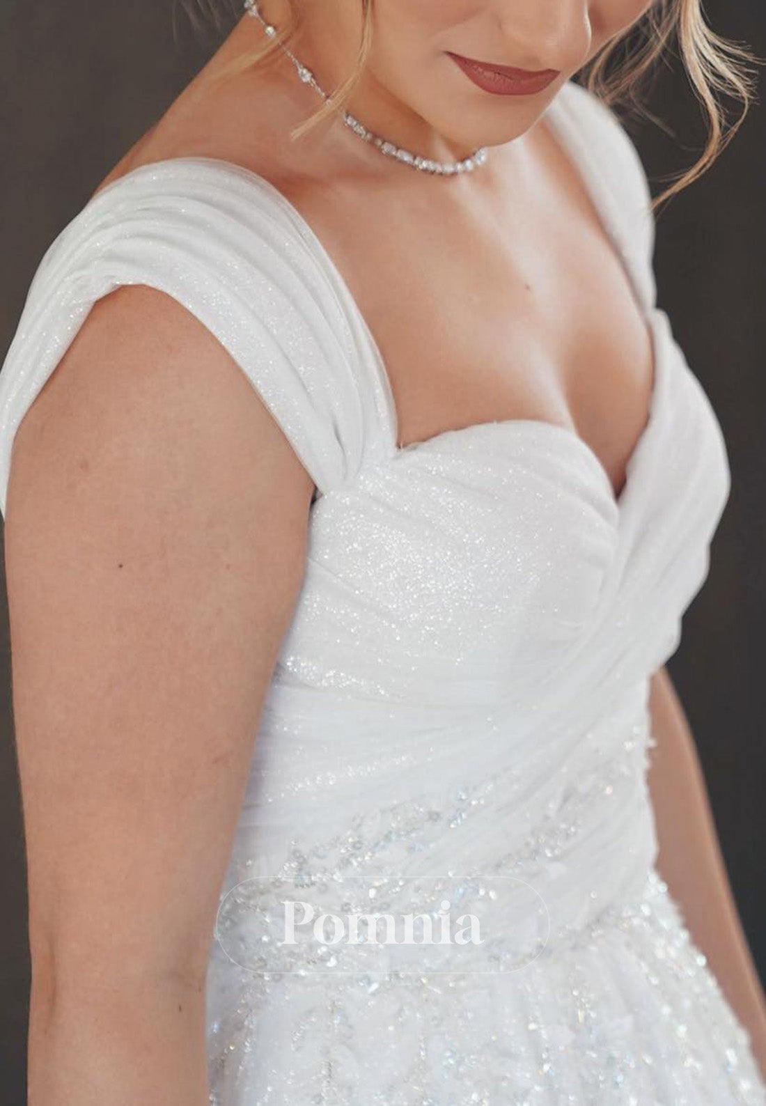 Spaghetti Straps Sweetheart A-Line Wedding Dress