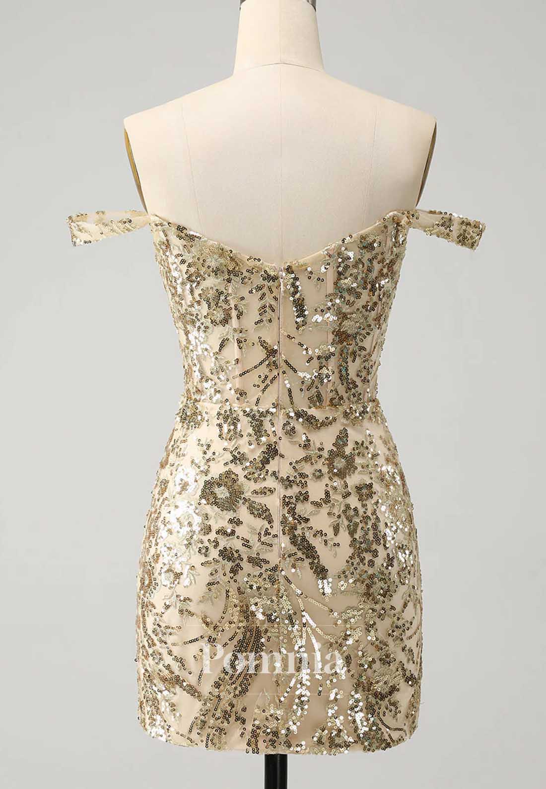 Sparkly Sweetheart Sleeveless Sequins Mini Homecoming Dress