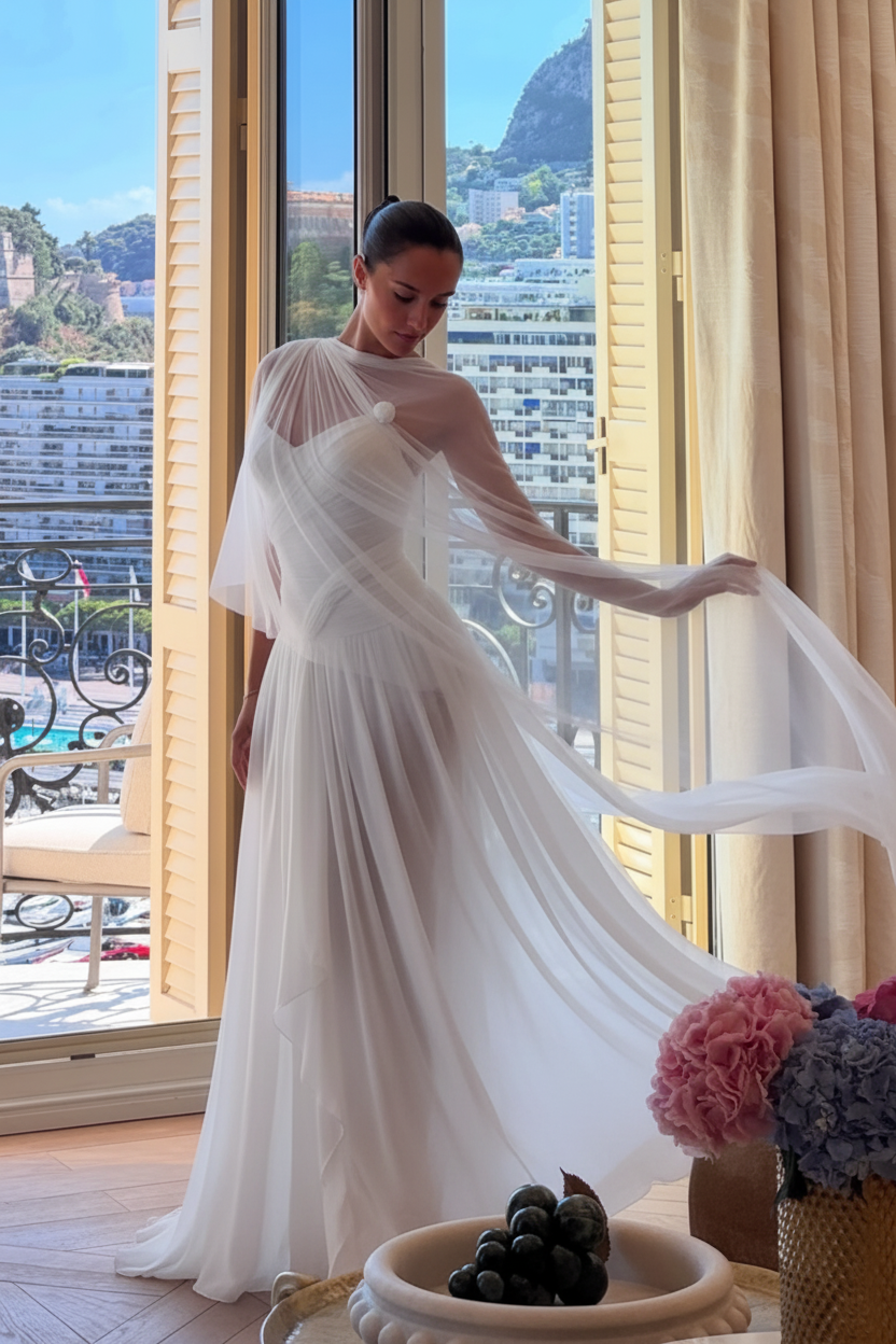 Strapless Sleeveless Long A Line Prom Dress With Pleated Tulle