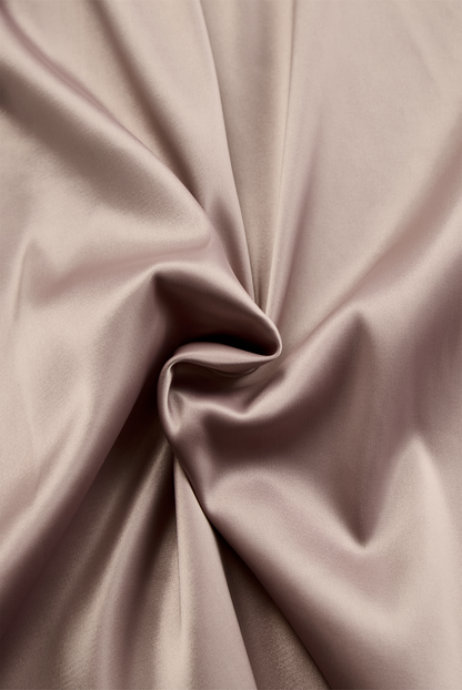 Champagne Satin One-Shoulder Mermaid Evening Gown