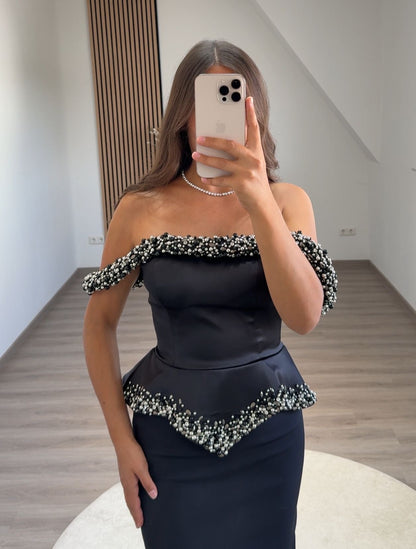 Sweetheart Ruched Evening Dress