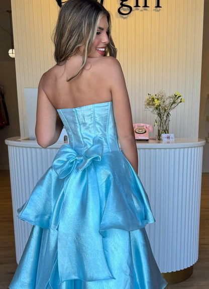 Sweetheart A Line Prom Dresses Sleeveless Corset Plus Size Long Evening Gowns