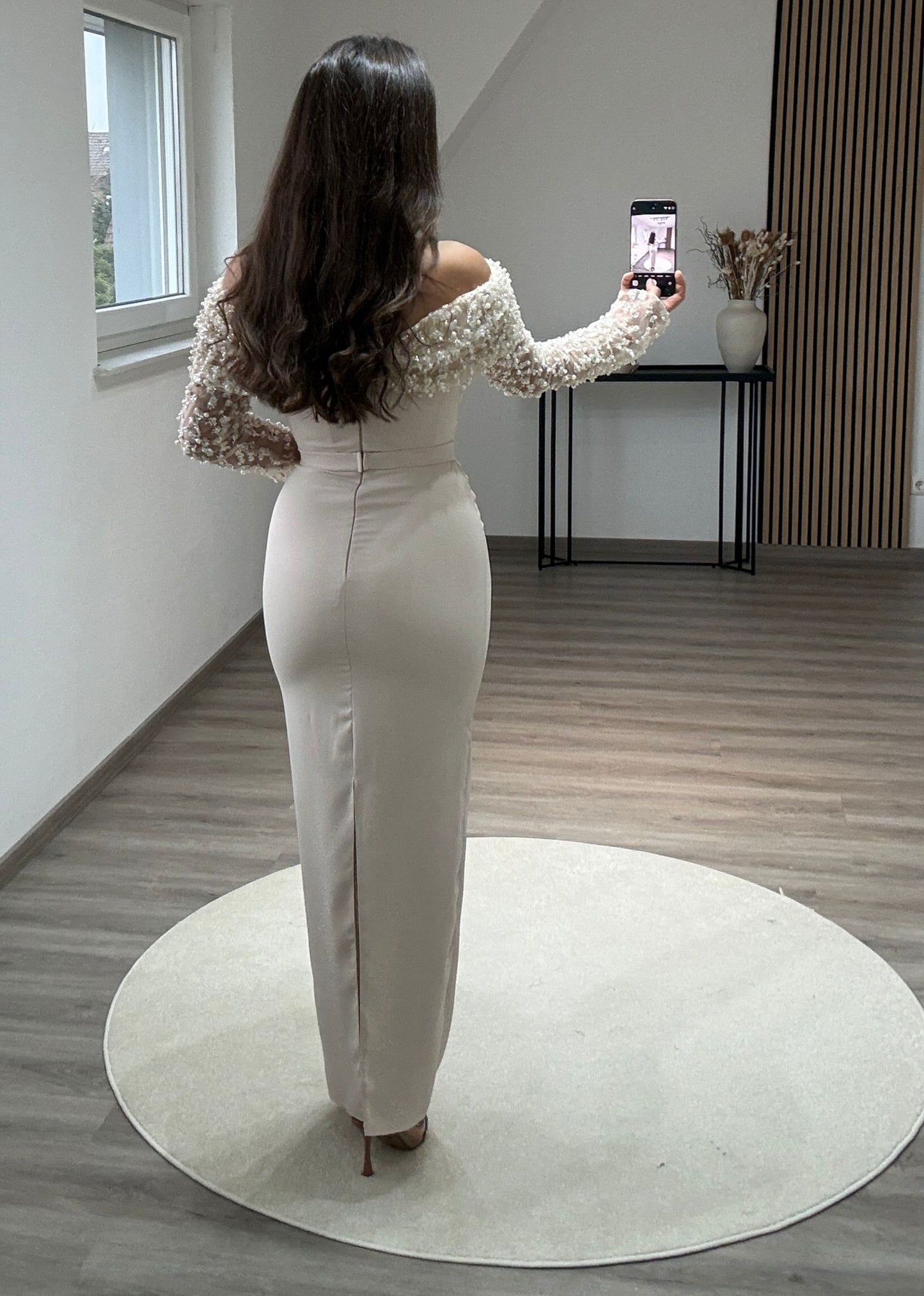 Pleats Cap Sleeves Prom Dress with Corset Evening Party Dress