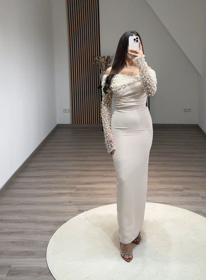 Pleats Cap Sleeves Prom Dress with Corset Evening Party Dress