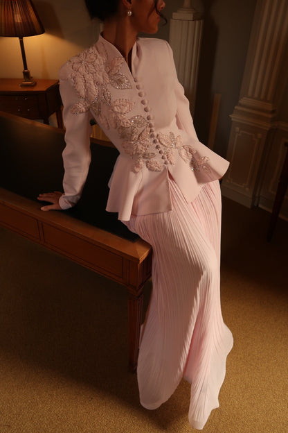 The Suit Soft Pink Evening Dress
