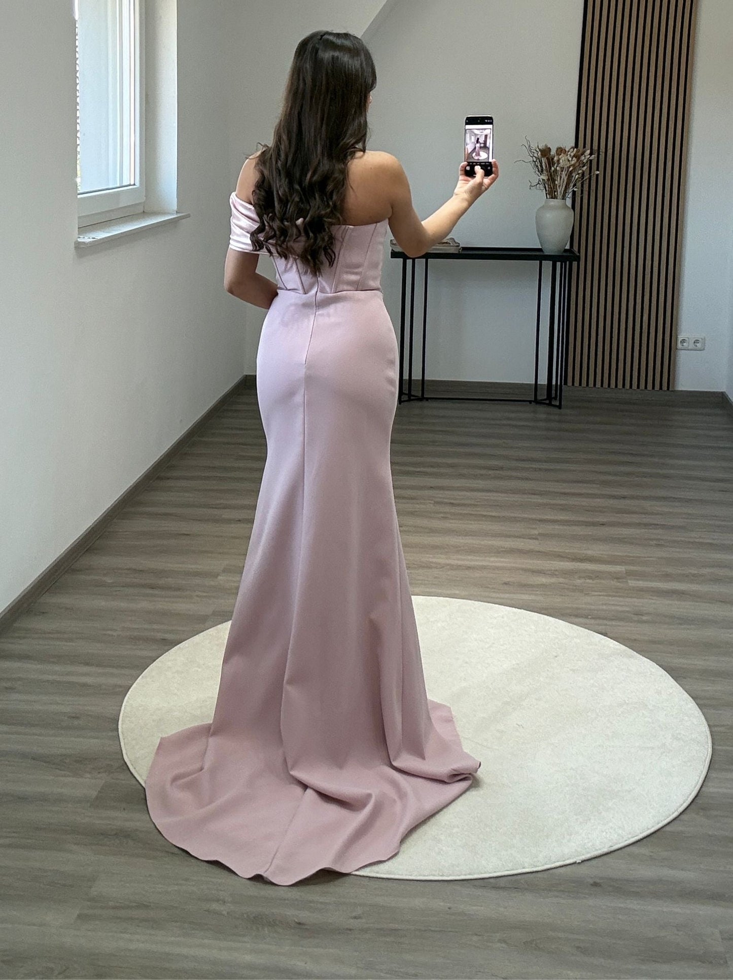 Trumpet Floor Length Prom Dresses Evening Gown