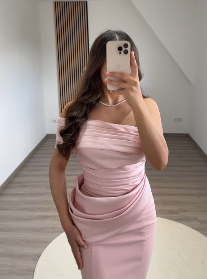 Scoop Sleeveless Beads Chiffon Evening Dress