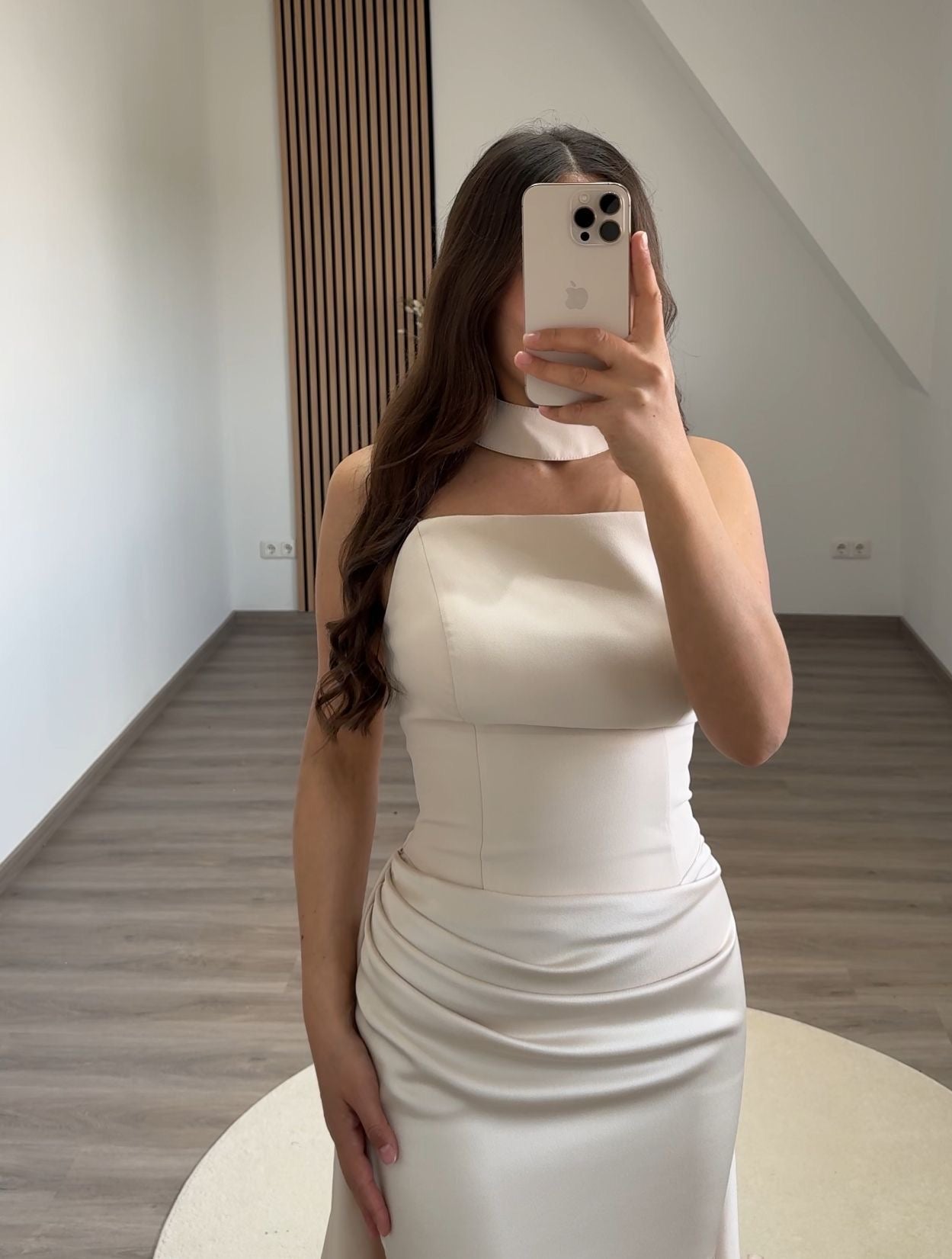 A-Line Floor Length Evening Gown Ball Gown Formal Dress