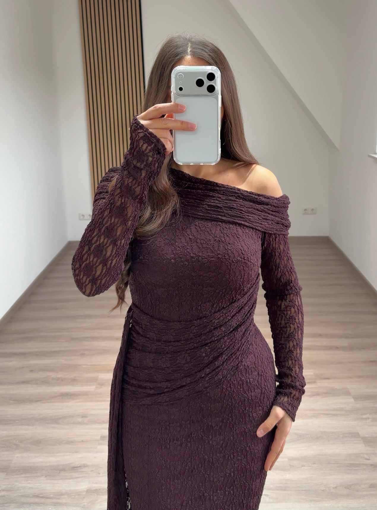 Off-Shoulder Sequins A-Line Evening Dress