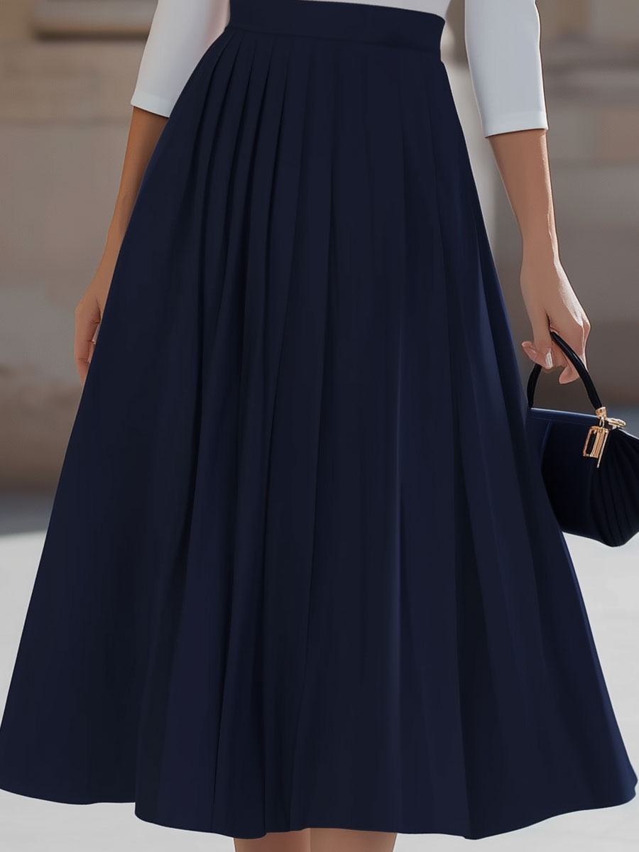 Sophisticated Style: A-Line Dress With Modern Flair