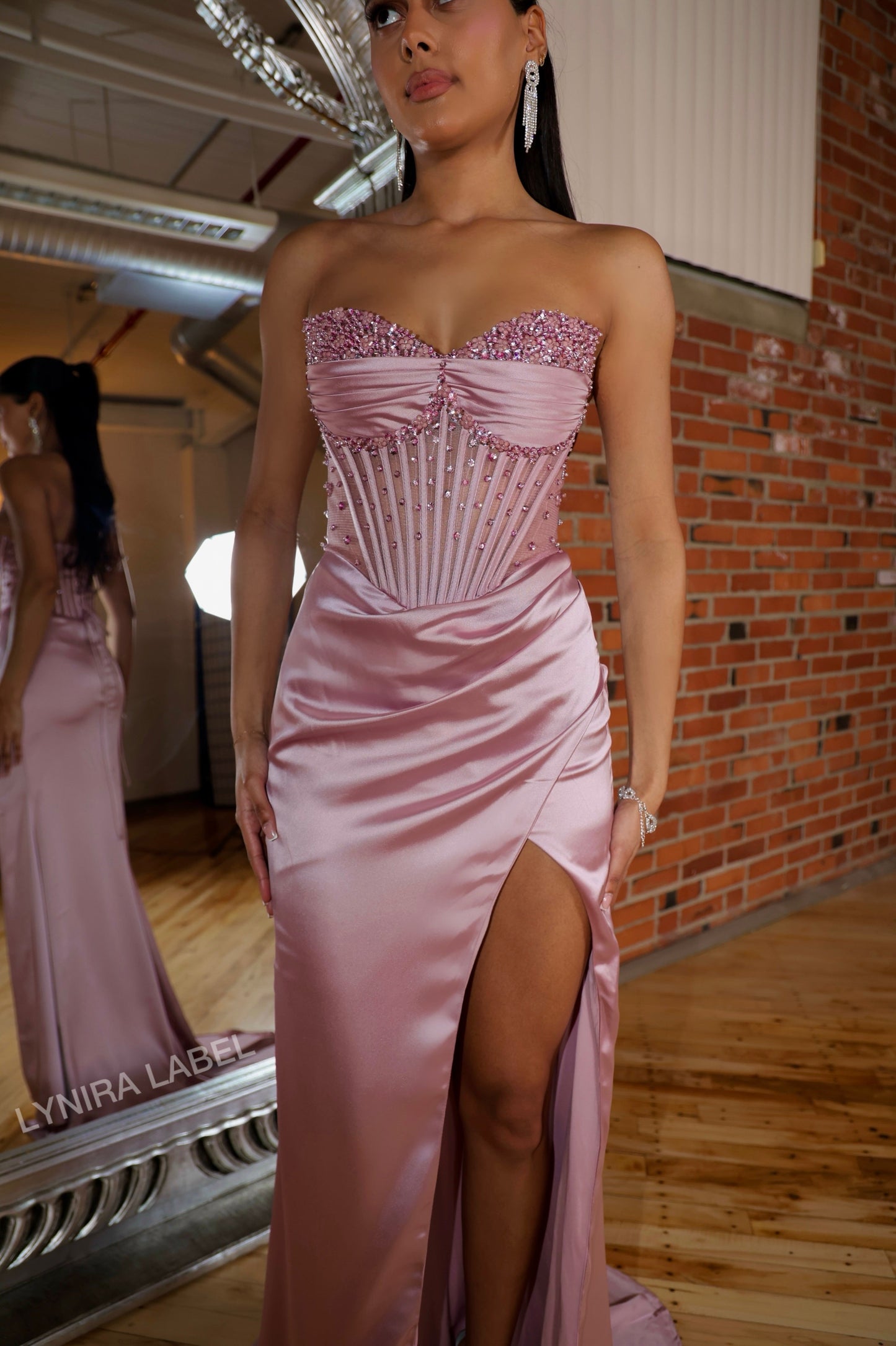 The Layla Satin Gown Prom Dress