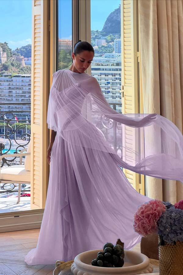 Strapless Sleeveless Long A Line Prom Dress With Pleated Tulle