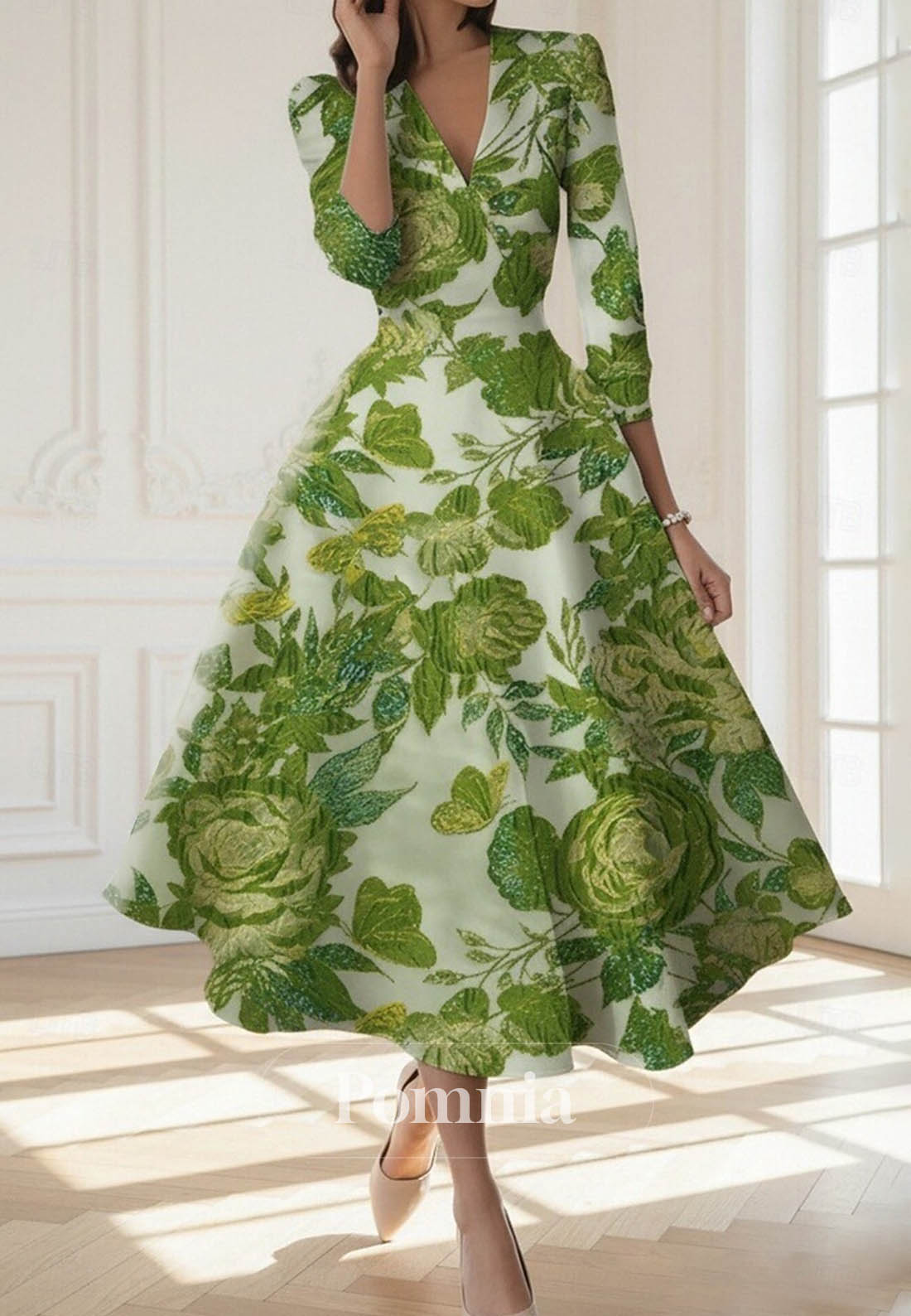 A-Line Ankle Length Cocktail Dresses