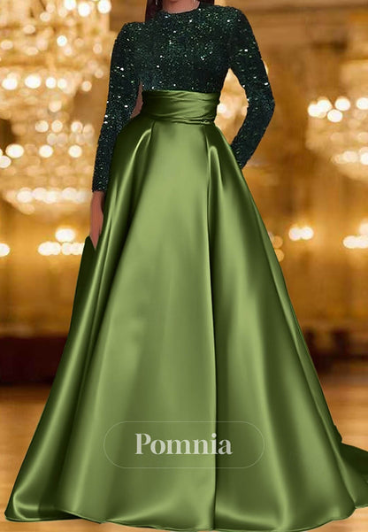 A-Line Floor Length Cocktail Dresses Evening Gown Ball Gown Formal Dress
