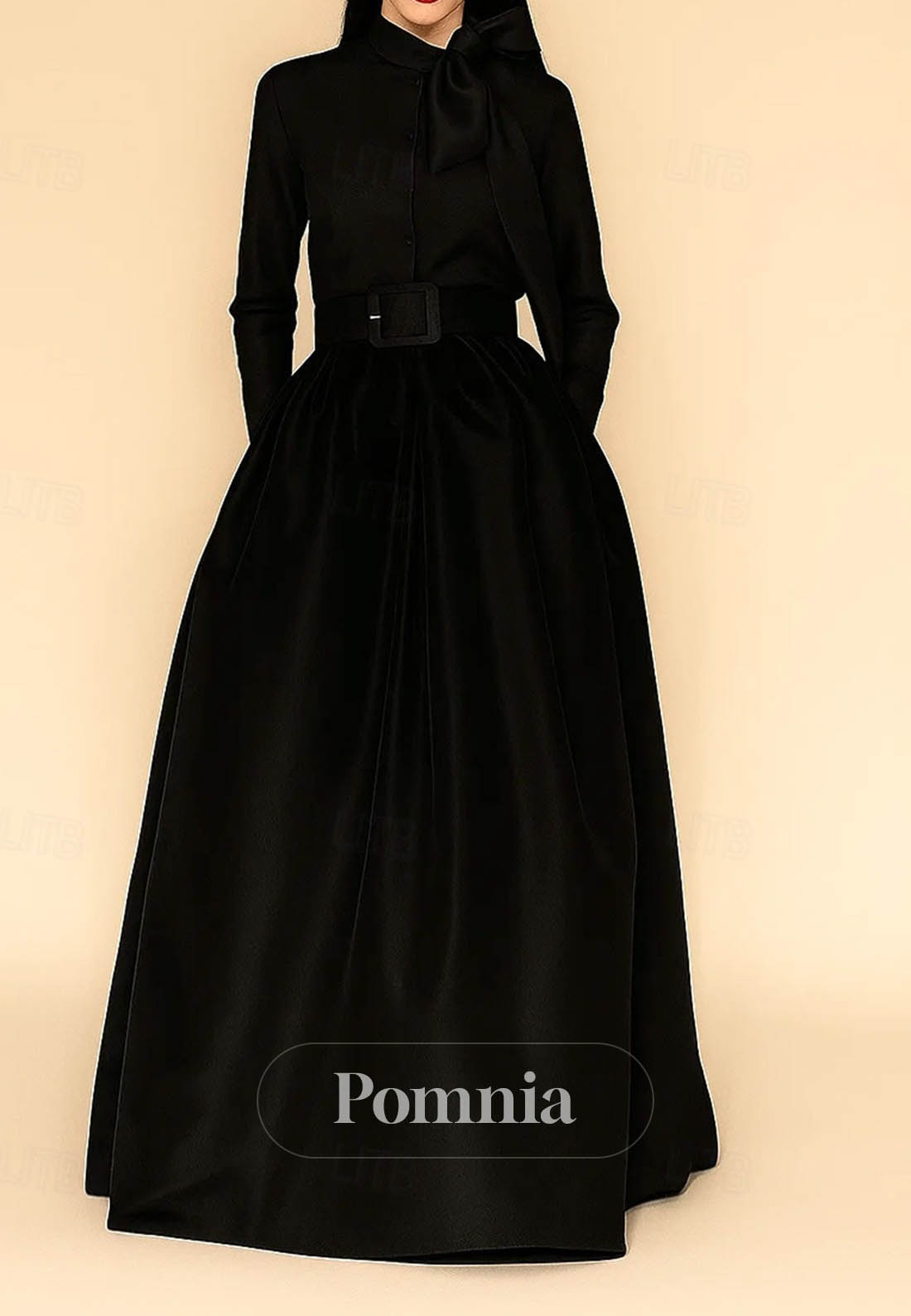 A-Line Floor Length Evening Gown Ball Gown