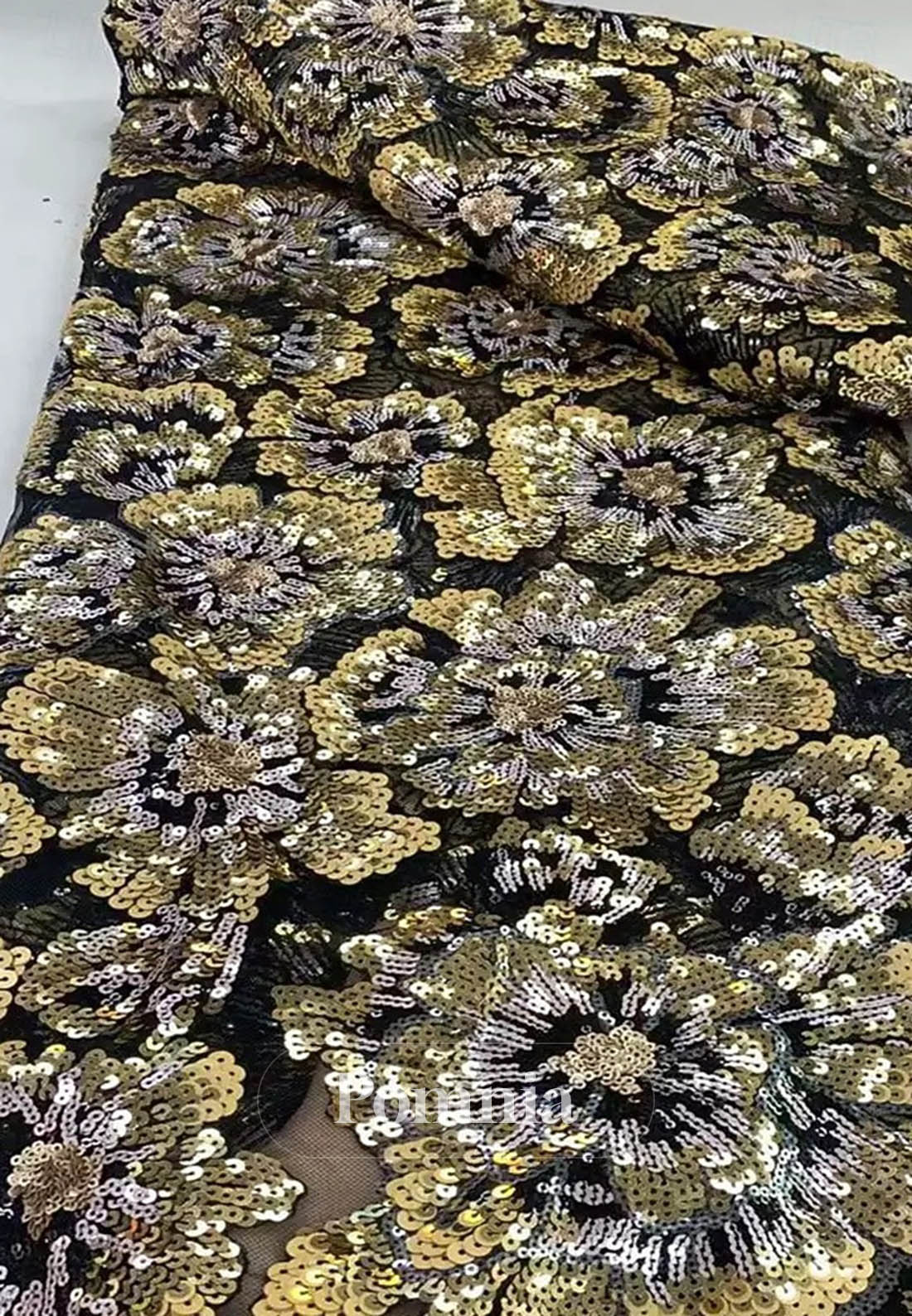 Overskirt Glittering Celebrity Style Long Sleeve Formal Dress