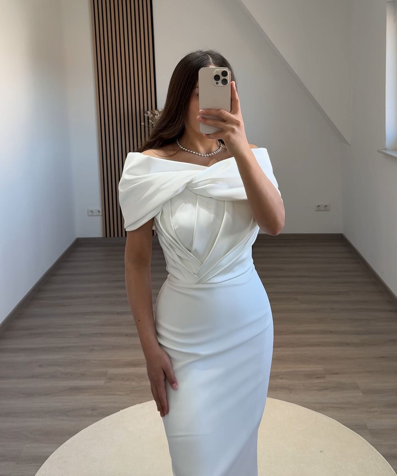 Sheah Spaghetti Straps Square Ruched Evening Dress