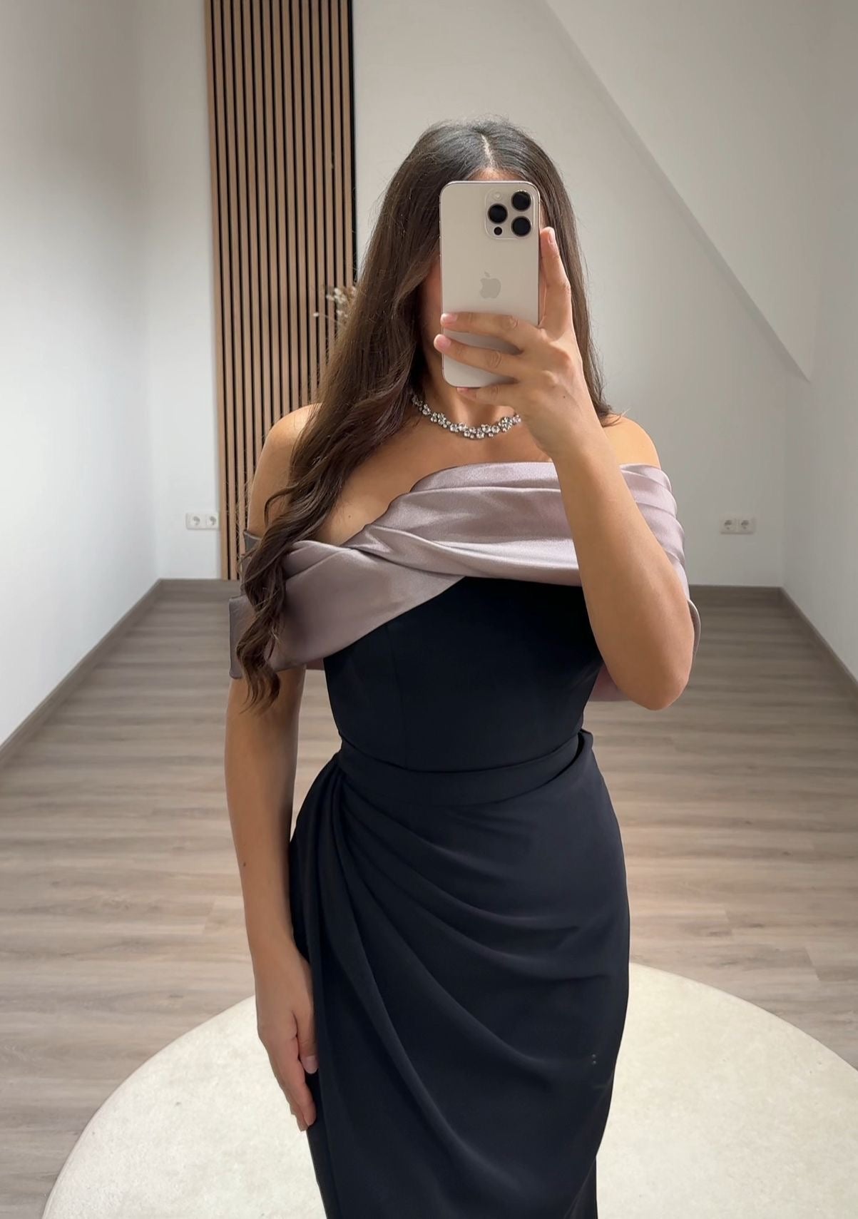 Halter Sleeveless Slit Ruched Evening Dress