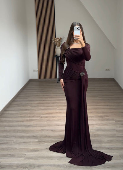 Charming Spaghetti Straps Scoop Appliques Evening Dress