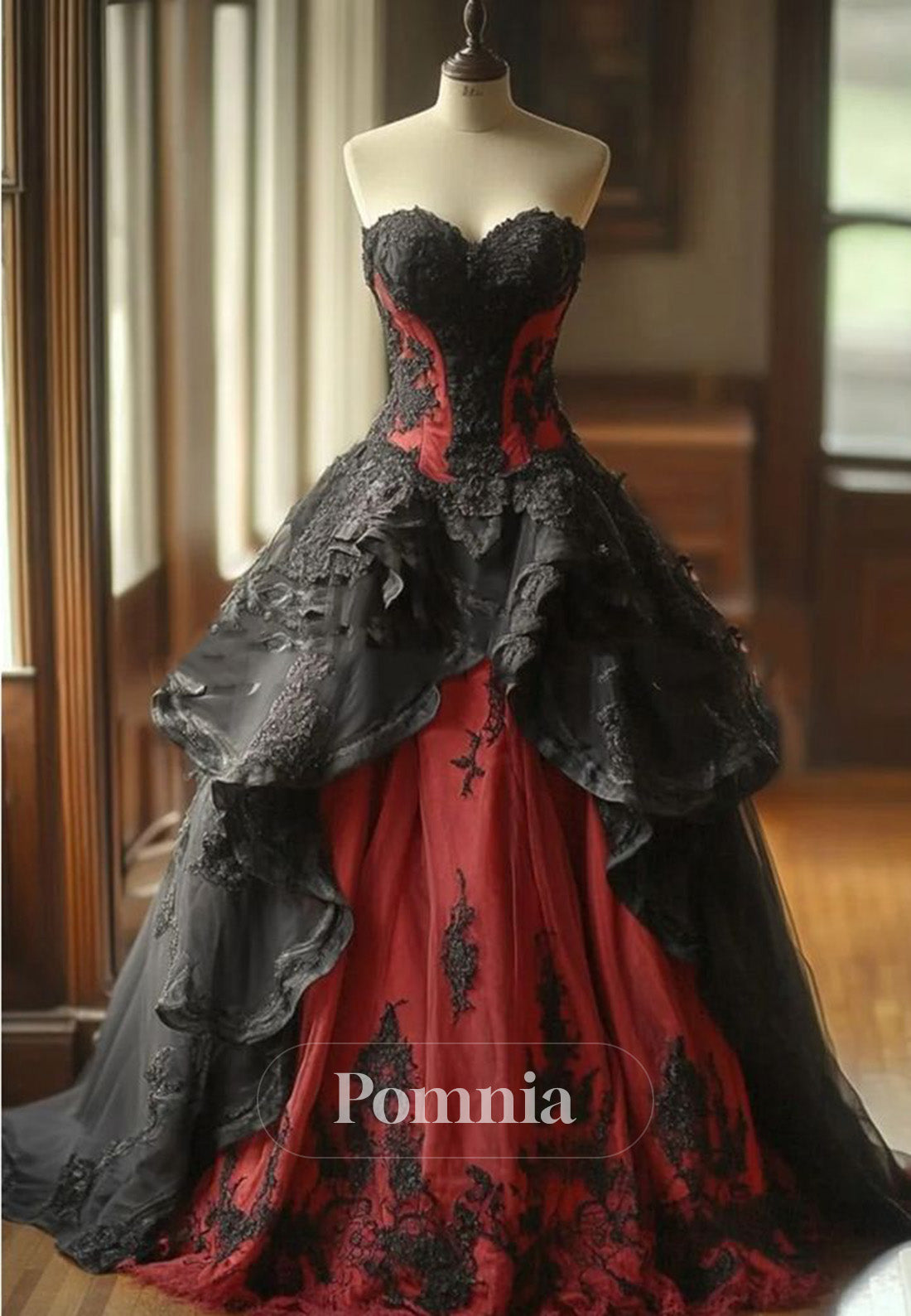 Elegant A-Line Sleeveless Strapless Ruffles Wedding Dress