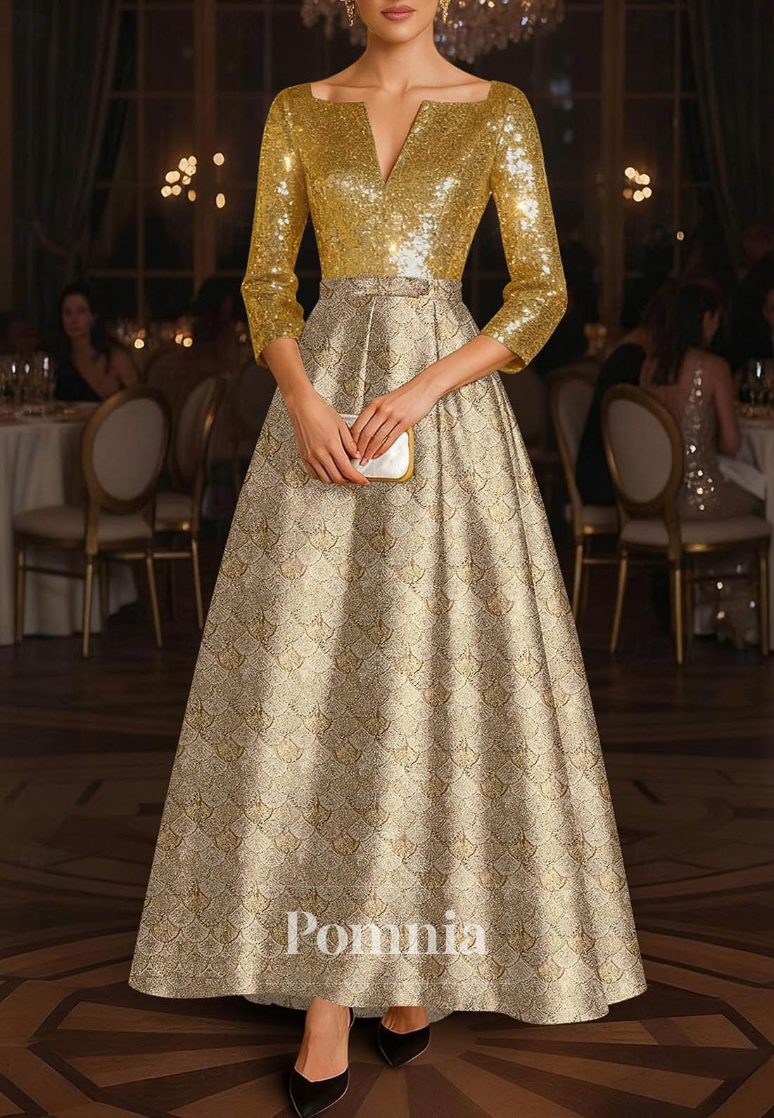 Elegant Formal Dress Formal Wedding Floor Length Evening Dress