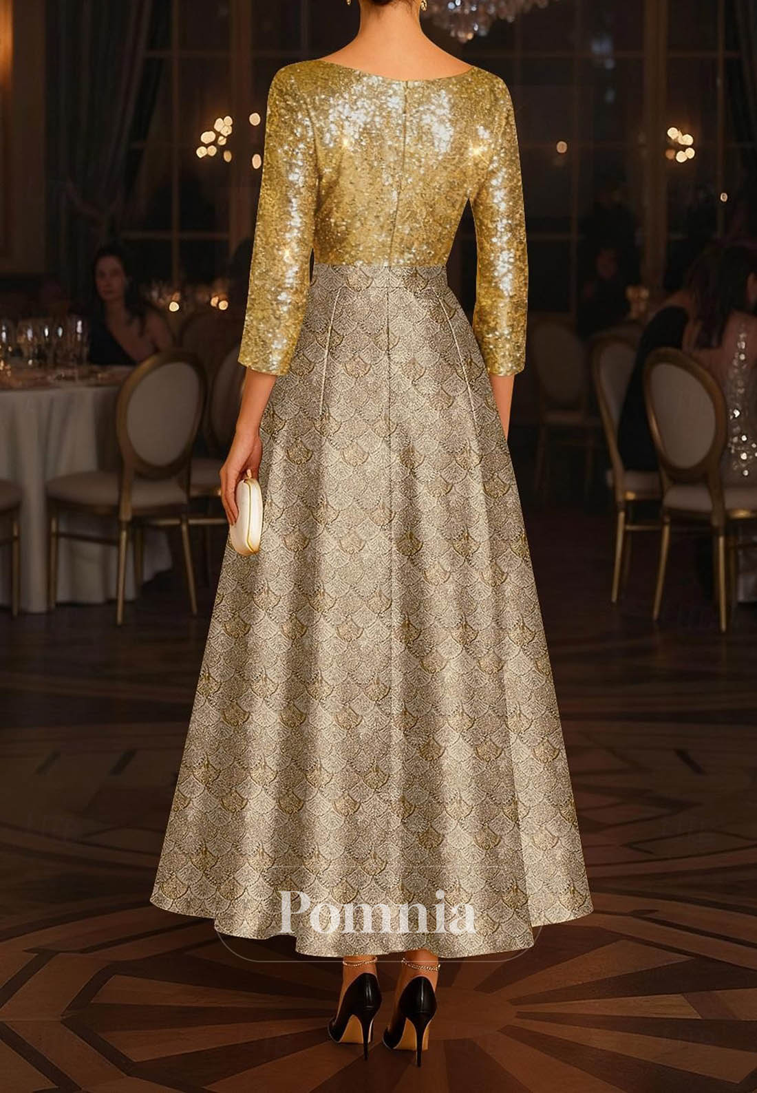 Elegant Formal Dress Formal Wedding Floor Length Evening Dress