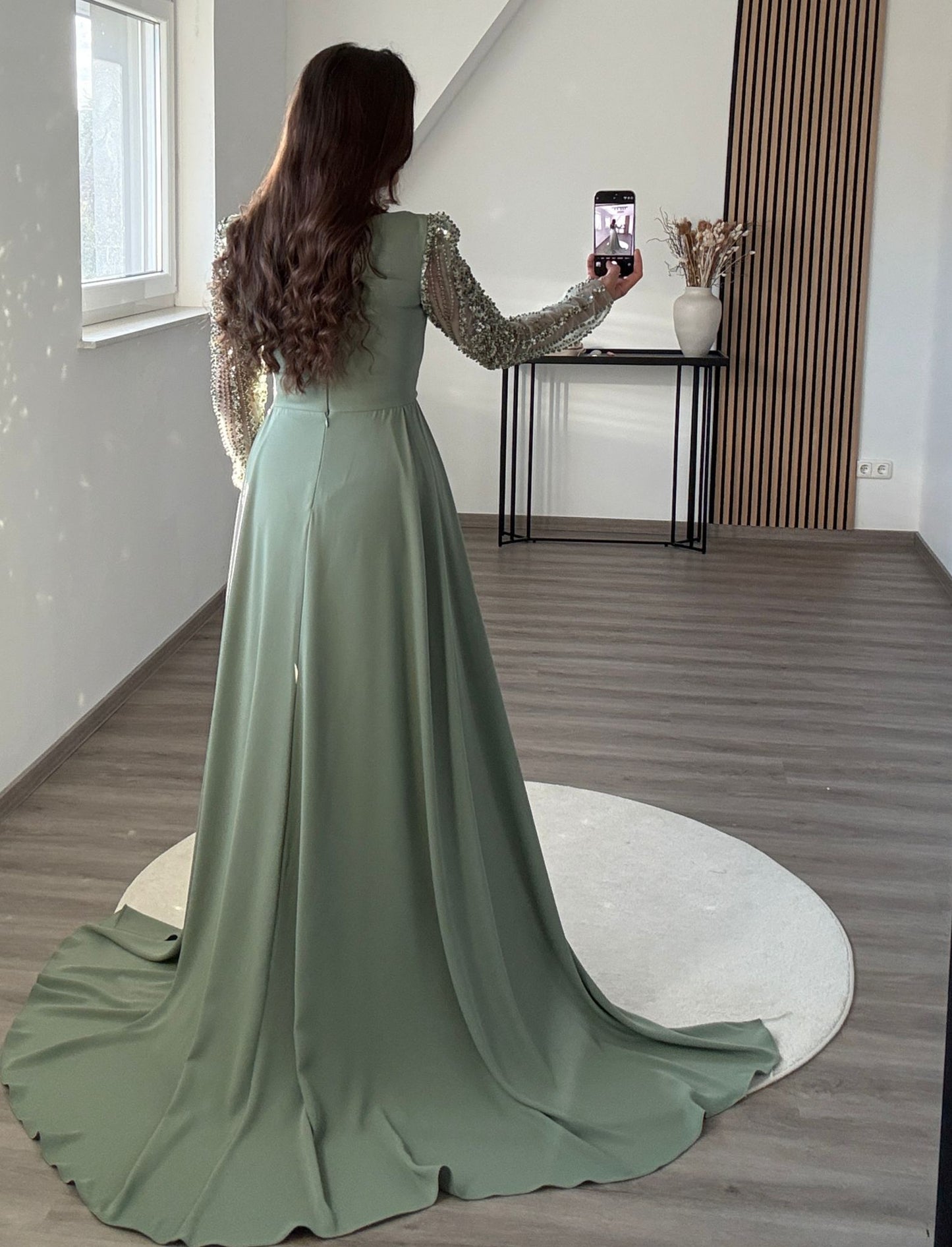 Mermaid Off-Shoulder Prom Dress with Train Formal Party Dress