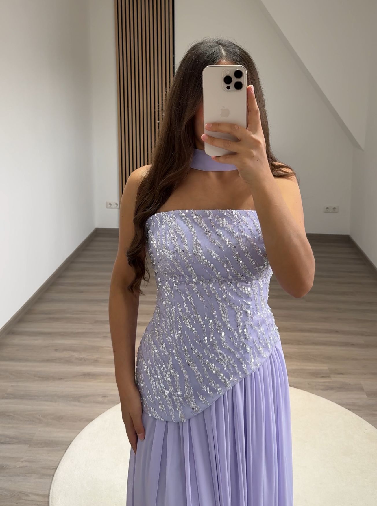 Off-Shoulder Sleeveless Slit Ruched Evening Dress