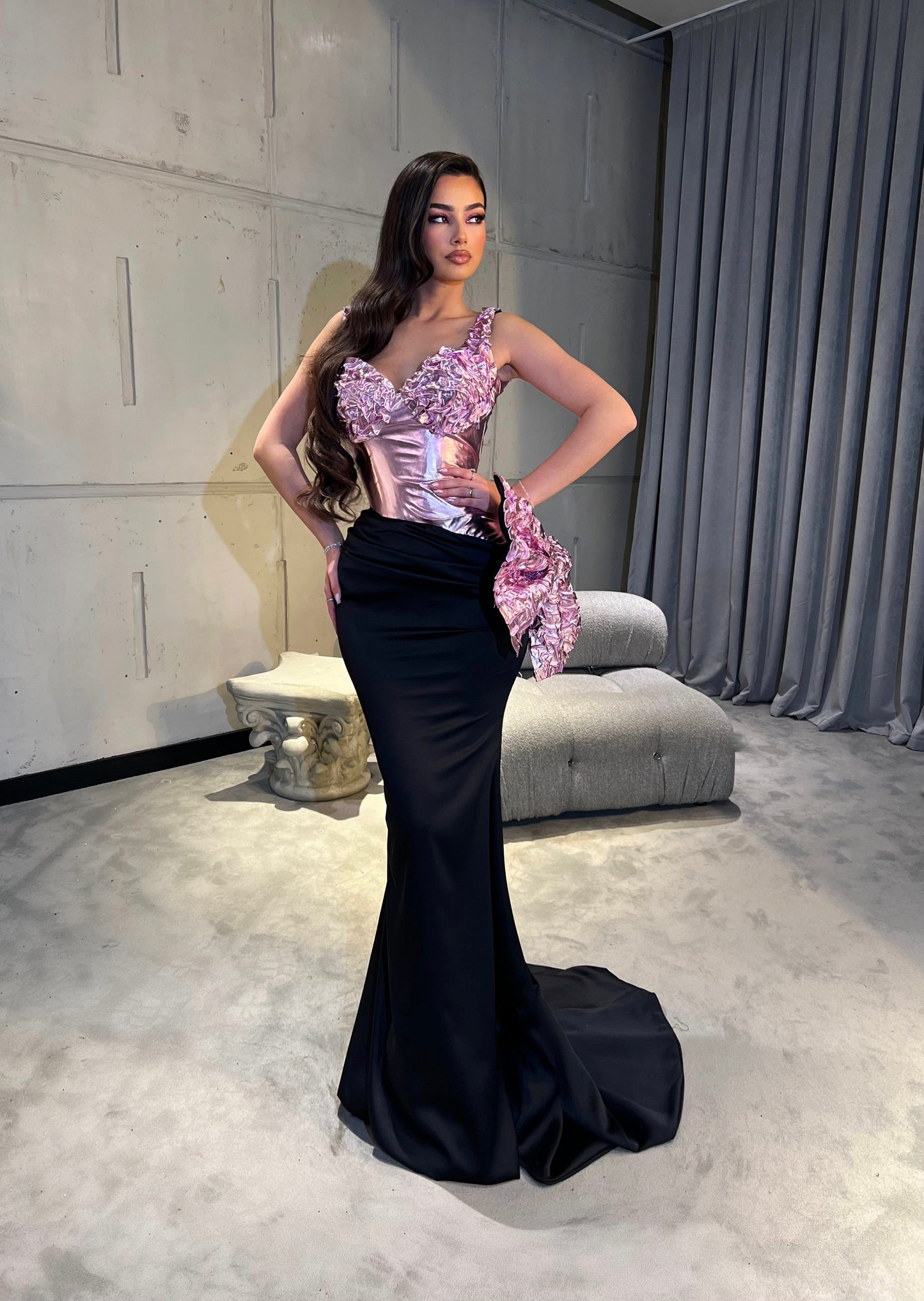 Sheath Spaghetti Straps Scoop Appliques Prom Dress