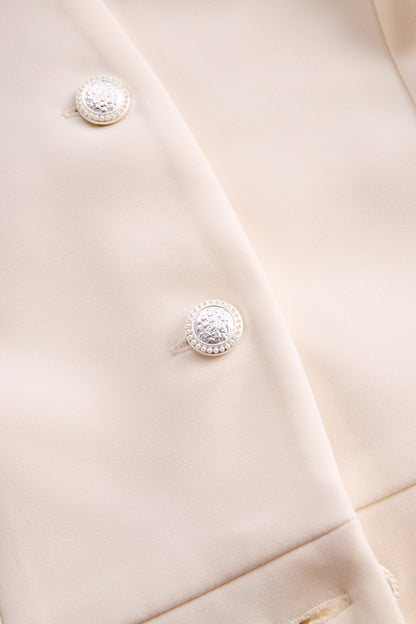 Elegant Sleeveless Button-Down Plain Midi Dress