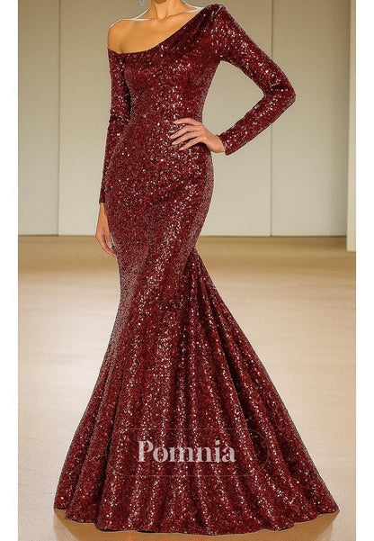 Mermaid Floor Length Prom Dresses