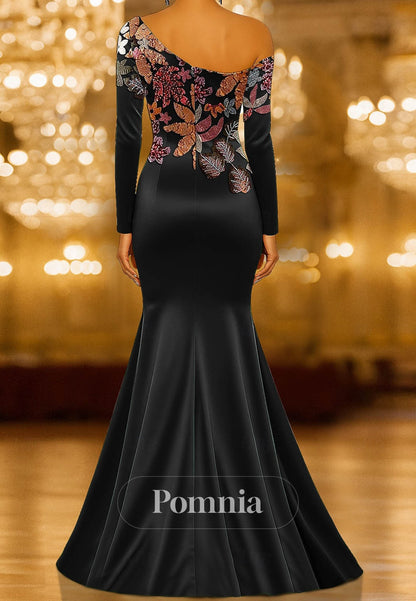 Mermaid Floor Length Evening Gown