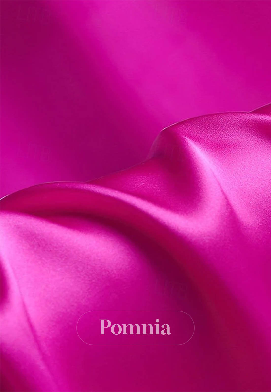 Elegant Celebrity Style Long Sleeve V Neck Garden Party Wedding Satin with Pleats