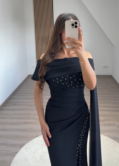 Simple Raspberry Sleeveless Scoop A-Line Evening Dress