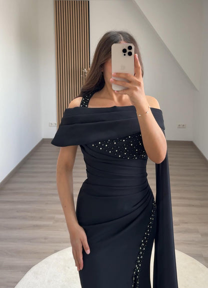 Simple Raspberry Sleeveless Scoop A-Line Evening Dress