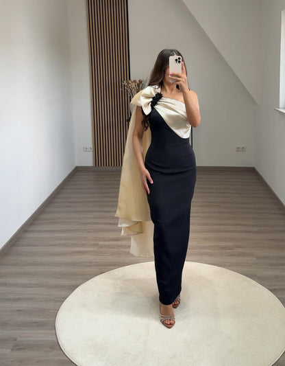 Sleeveless Empire-Waist A-Line Evening Dress