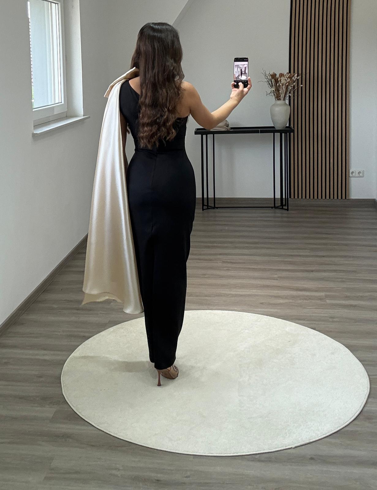 Sleeveless Empire-Waist A-Line Evening Dress