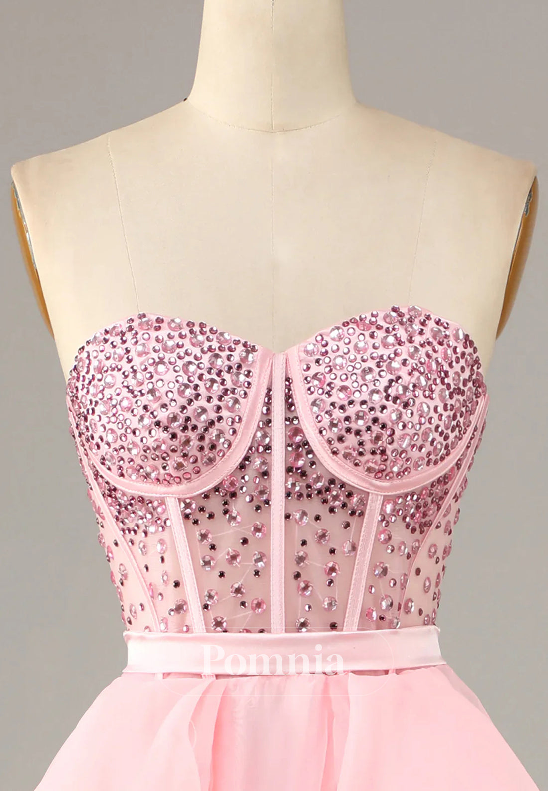 Princess A Line Sweetheart Black Corset Prom Dress with Beading