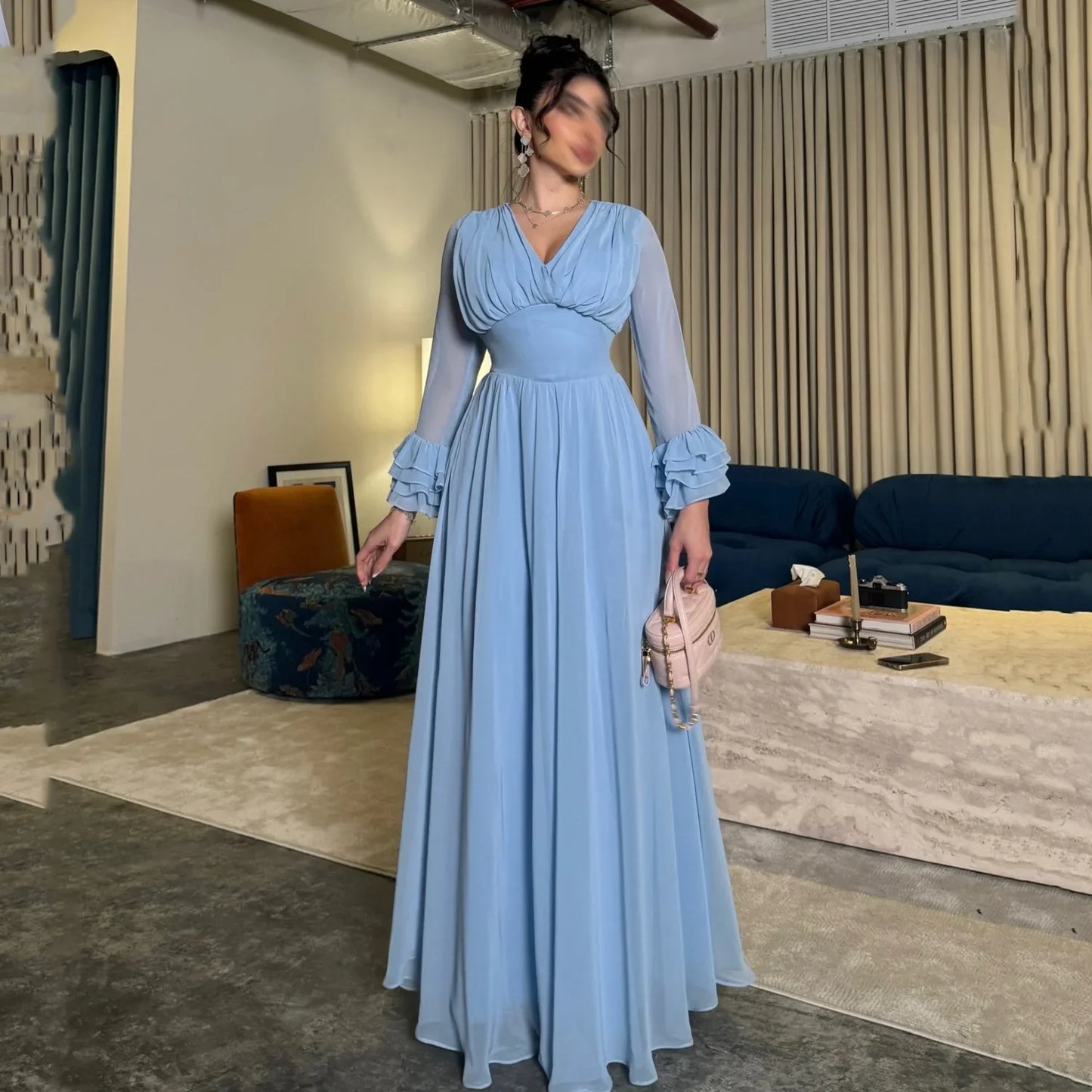 Long Prom Dresses Luxury Elegant Evening Dress