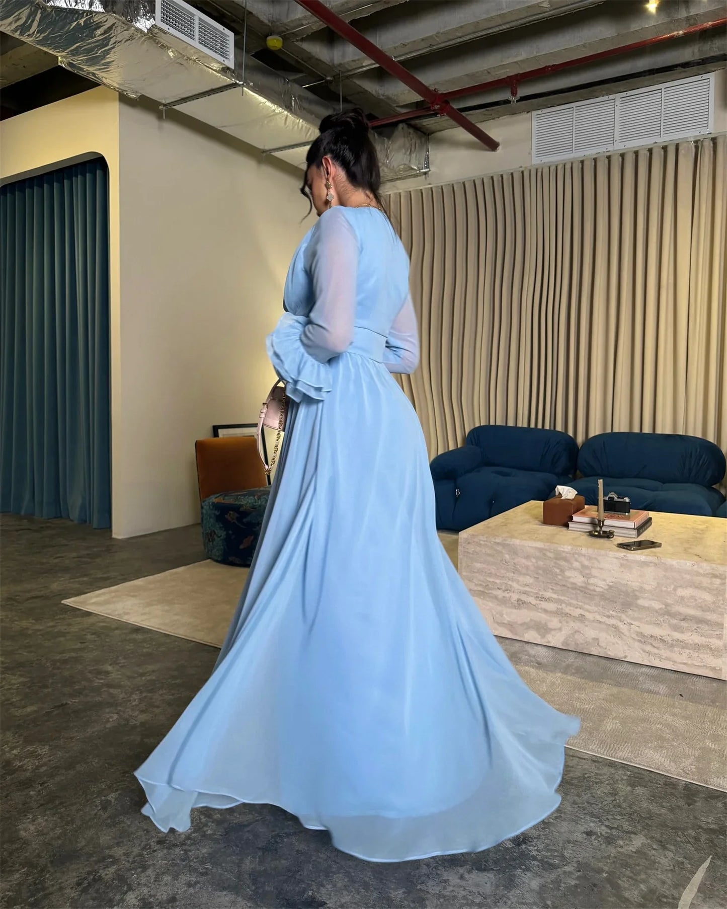 Long Prom Dresses Luxury Elegant Evening Dress