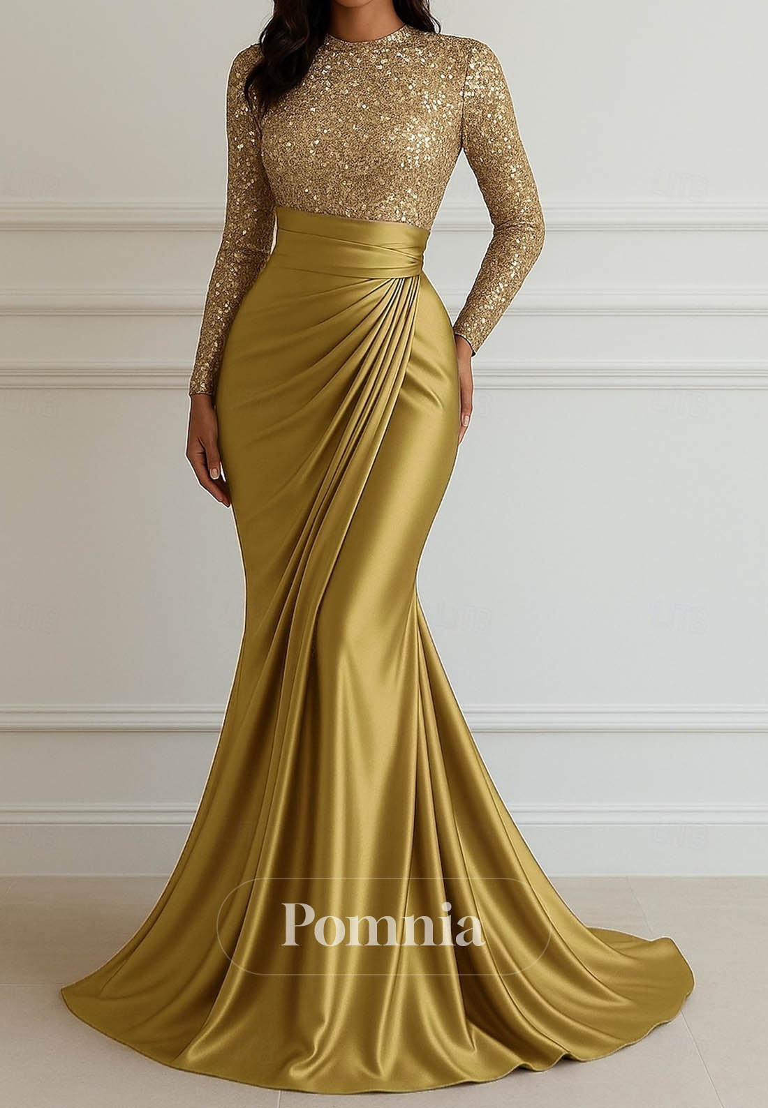 Mermaid Evening Gown Elegant Dress Formal Dress