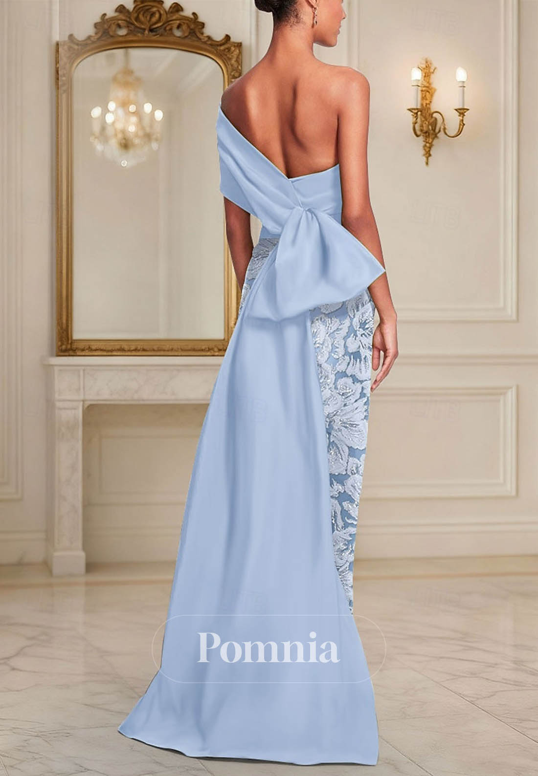 Sheath Floor Length Evening Gown