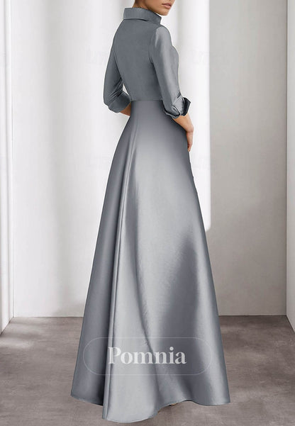 Column Floor Length Evening Gown Ball Gown