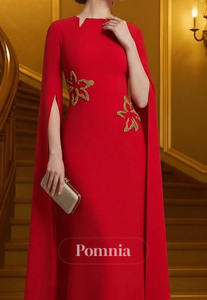 Sheath Floor Length Formal Dress Evening Gown