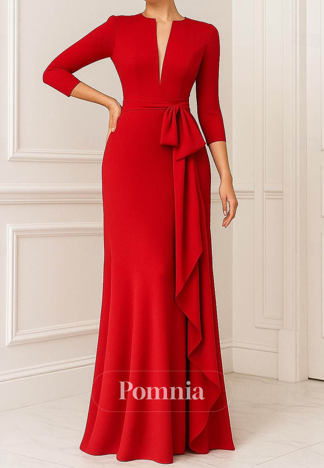 Column Floor Length Prom Dresses Evening Gown